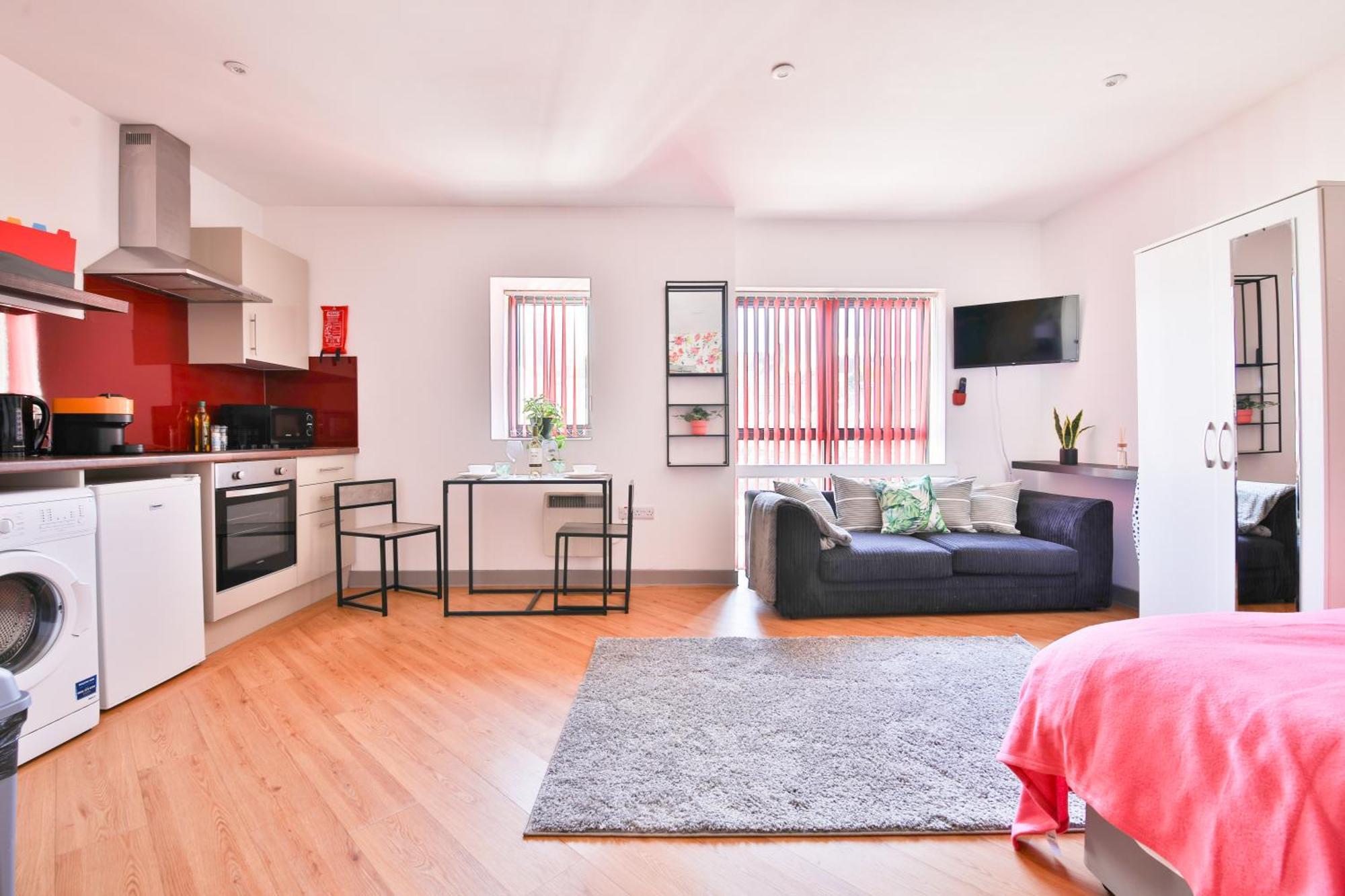 Princess Lofts City Centre Studios With Nespresso Coffee Machines & New Fast Wifi By Stayright Swansea Szoba fotó